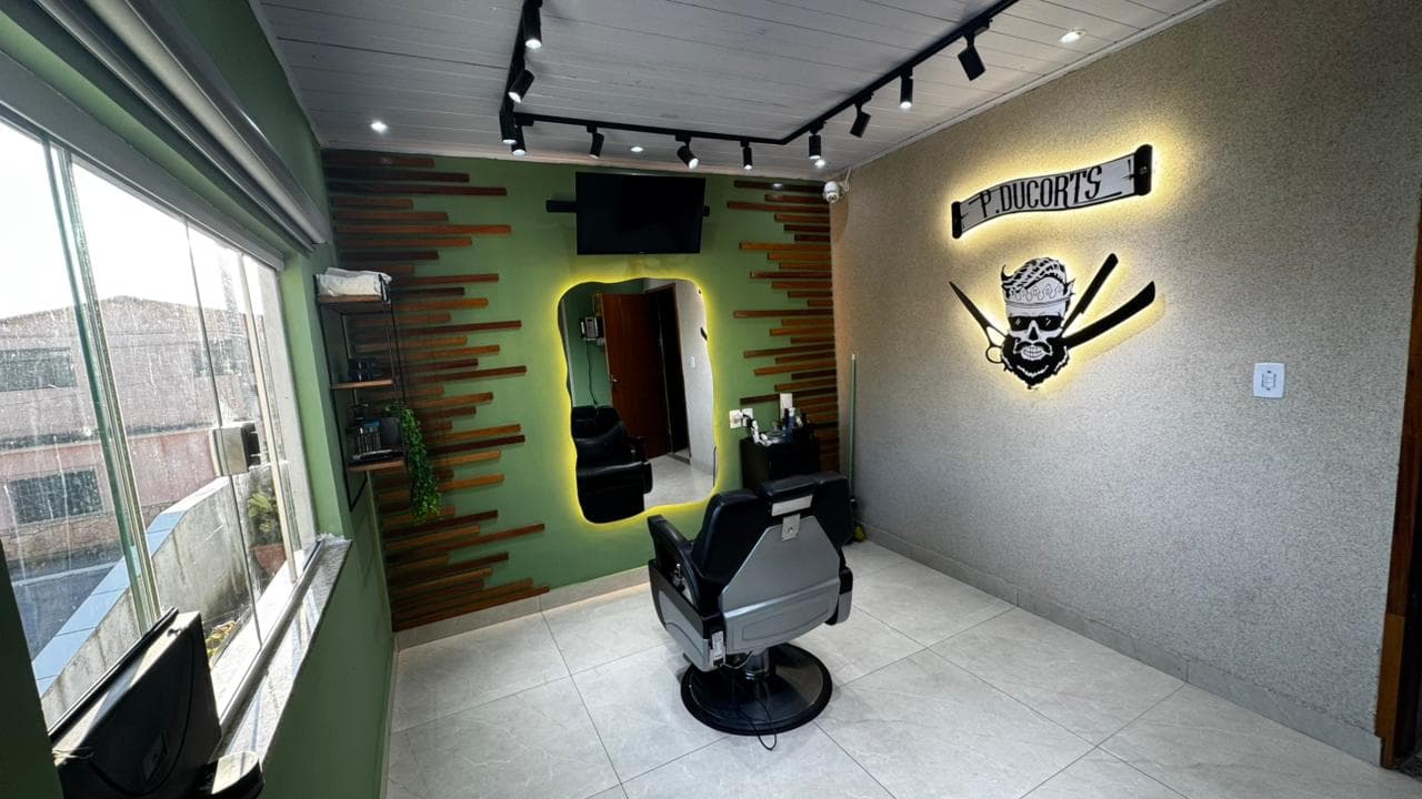 Interior da Barbearia Pducorts